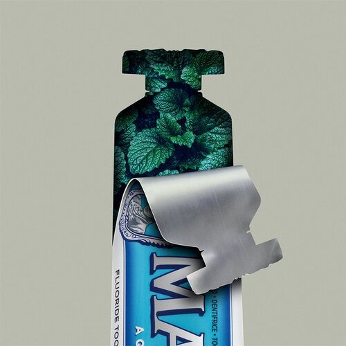Marvis Aquatic Mint zobna pasta z mint okusom 85 ml Slike
