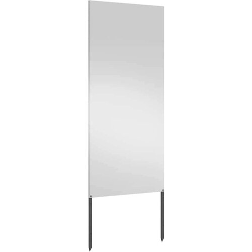 VidaXL Privatnost u vrtu Rezbarija Srebrno 50 x 140 cm Pocinčani čelik Slike