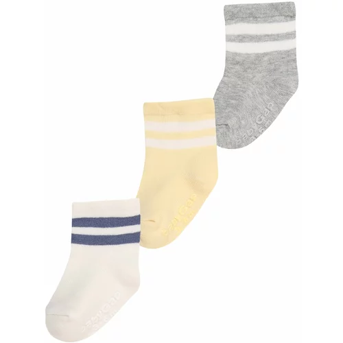 GAP Čarape mornarsko plava / limun žuta / siva melange / prljavo bijela