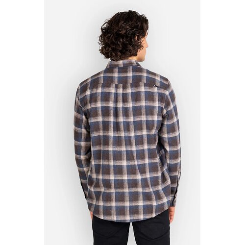 Reell Alvar Check Shirt brown Slike