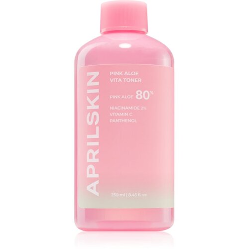 APRIL SKIN Pink Aloe Vita Toner vlažilni tonik za krepitev kožne pregrade 250 ml Slike