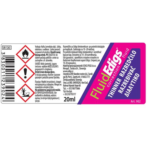  Korektor-razrjeđivač 20ml 902 edigs 1080 Slike