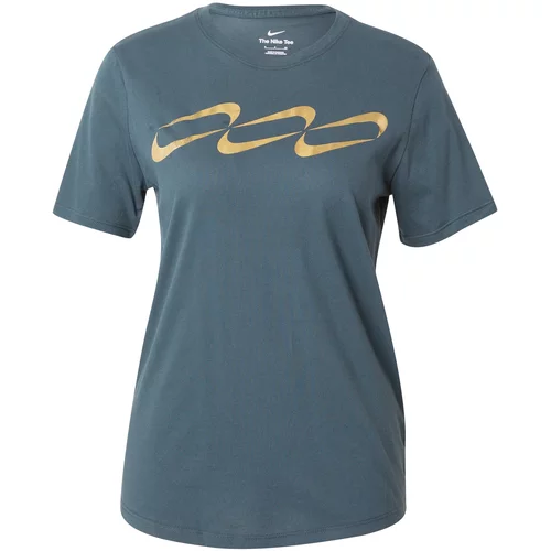 Nike Tehnička sportska majica opal / zlatna