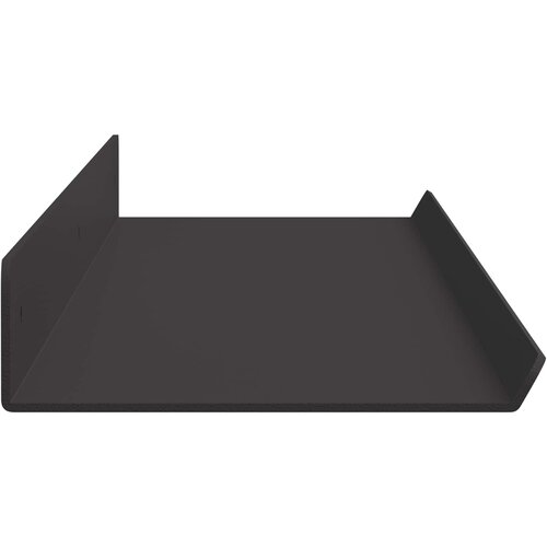  Lebdeća polica Zidne 2 pcs Crna 80 x 9 x 2,5 cm Čelik Slike
