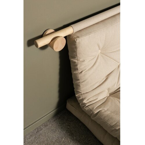 Karup Design Temno zelena raztegljiva sedežna garnitura iz rebrastega žameta 180 cm Hooked &amp;ndash; Slike