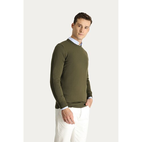 Kigili muški džemper s okruglim izrezom Slim Fit Slike
