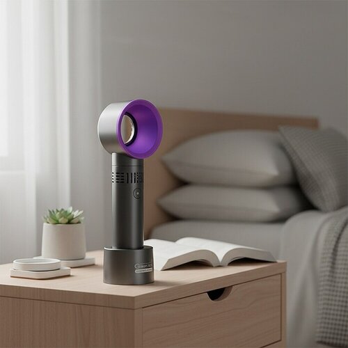 Greentech Ventilator ročni (Barva: Črna/Vijolična, &Oslash; x V: 68 x 220 mm) Cene