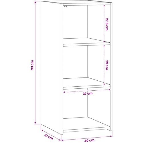  Kreveta Crni hrast 40 x 41 x 93 cm Konstruirano drvo Slike