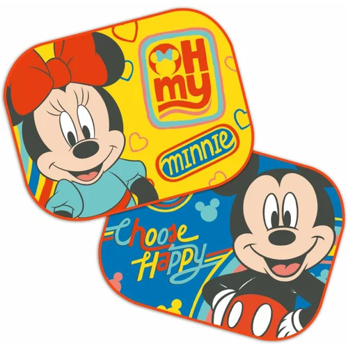 Mickey & Minnie sjenilo za auto, 2 kom