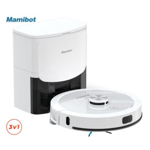 Mamibot robotski sesalnik s postajo Exvac900S bel Cene