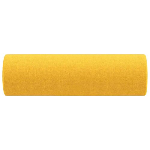vidaXL Ukrasni jastuci 2 kom svjetložuti Ø 15 x 50 cm od tkanine Cene