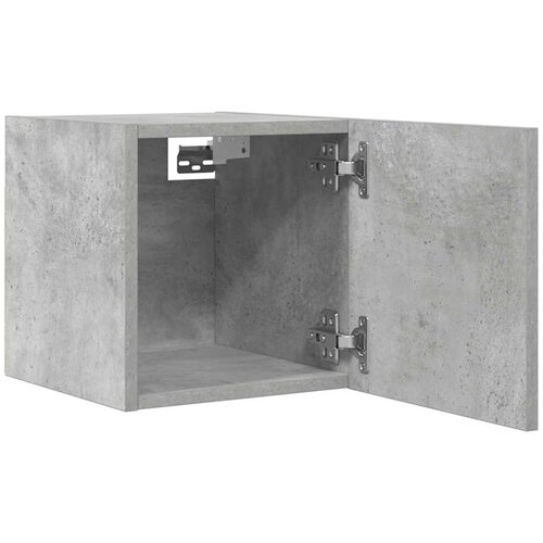  Zidni TV ormarići 2 kom siva boja betona 30,5 x 30 x 30 cm Slike