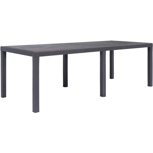 vidaXL Vrtni stol smeđi 220 x 90 x 72 cm plastika s izgledom ratana Cijene