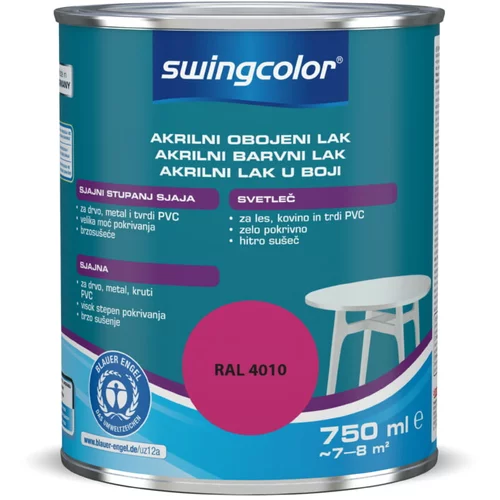 SWINGCOLOR Akrilni barvni lak Swingcolor (telemagenta, sijaj, 750 ml)