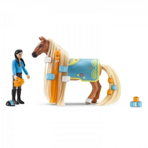 Schleich Horse Club: Začetni komplet - Kim in Caramelo 42585