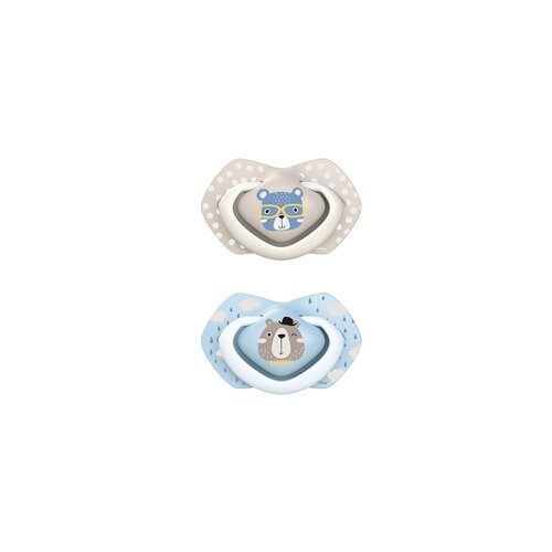 Canpol Babies Silikonska Varalica 0-6M Bonjour Paris 2 Kom 22/647 Blue Cene