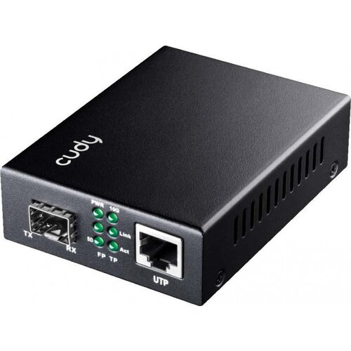 Cudy MC10G 10Gigabit Ethernet Fiber konverter sa 1 SFP+ slotom (SFP+ modul se kupuje posebno) Slike