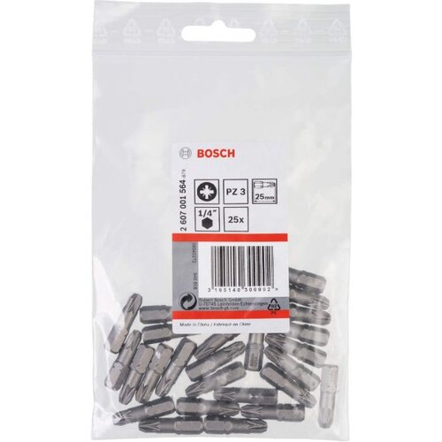 Bosch bit odvrtača ekstra-tvrdi pz 3, 25 mm - 2607001564 Slike