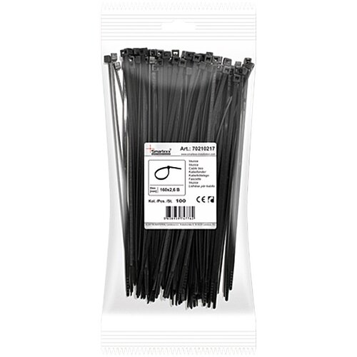 x elektro vezice (crne boje, 160 2,5 mm, 100 kom.) Cijene