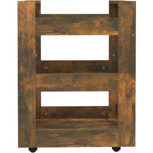 VidaXL Kuhinjska kolica boja hrasta 60 x 45 x 80 cm konstruirano drvo Slike