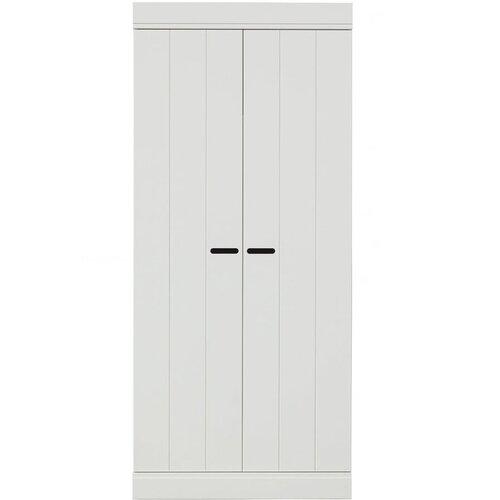 WOOOD Bela garderobna omara iz masivnega bora 77x175 cm Connect – Cene