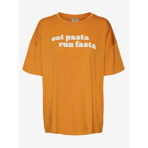 Noisy May Orange Oversize T-Shirt Ida - Women