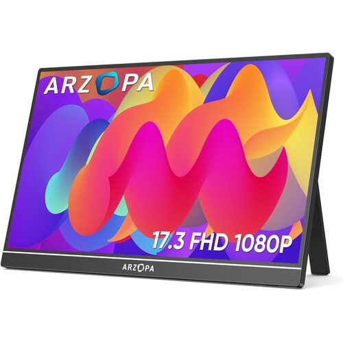 Arzopa Prijenosni monitor sa podesivim stalkom A1M 17.3" FULL HD Cijene