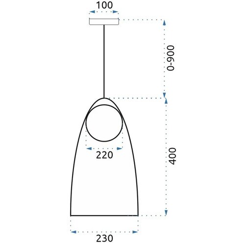 Toolight viseća svjetiljka APP1029-1CP Slike