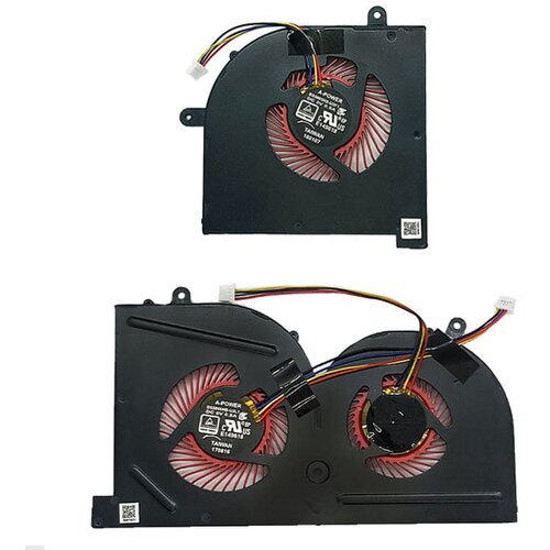  Ventilator MSI GS63 GS63VR GS73 GS73VR - Set (CPU + GPU) Cene