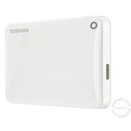 Toshiba Canvio Connec II 2.5'' 1TB White, USB 3.0 HDTC810EW3AA eksterni hard disk Slike
