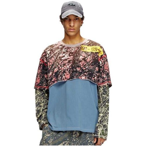 Diesel dvoslojna muška majica DSA16119 0BNEH 3BKA Slike