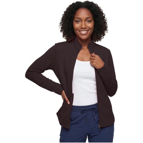 Skechers &amp;Scaron;portne jope in jakne The Hoodless Hoodie GoWalk Shine Jacket Kostanjeva Slike
