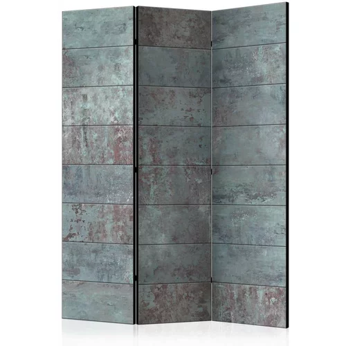  Paravan u 3 dijela - Turquoise Concrete [Room Dividers] 135x172