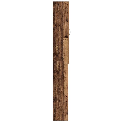 VidaXL Ormar za perilicu rublja staro drvo 64x25,5x190 cm Slike