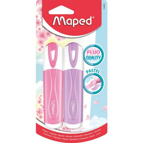 Maped Marker Fluo Pastel Blister, 2 kosa Cene