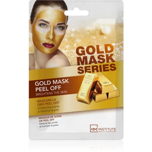 IDC INSTITUTE Gold Mask Peel Off luščilna maska z zlatom 15 g