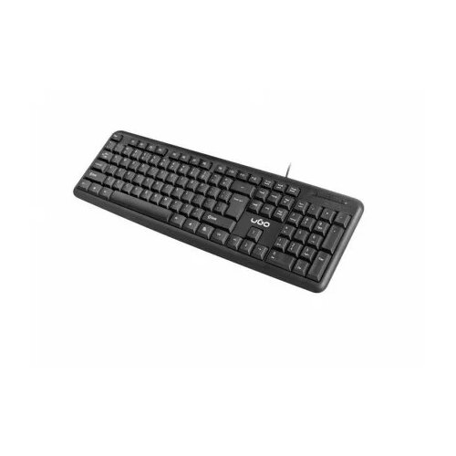 Natec Natac Ugo Askja K110, slim multimedia keyboard US, spill proof, USB, black ( UKL-1588 ) Slike