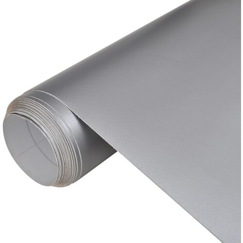 vidaXL Folija za avto mat srebrna 100x150 cm Cene