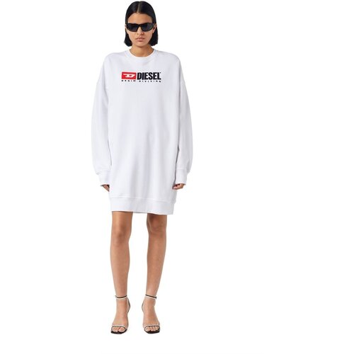 Diesel Dress - D-ROBBIE-DIV DRESS white Cijene