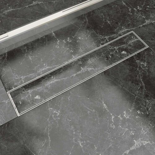  Linearni Odvod za Tu&amp;scaron; od Nehrđajućeg Čelika 630 x 140 mm Slike