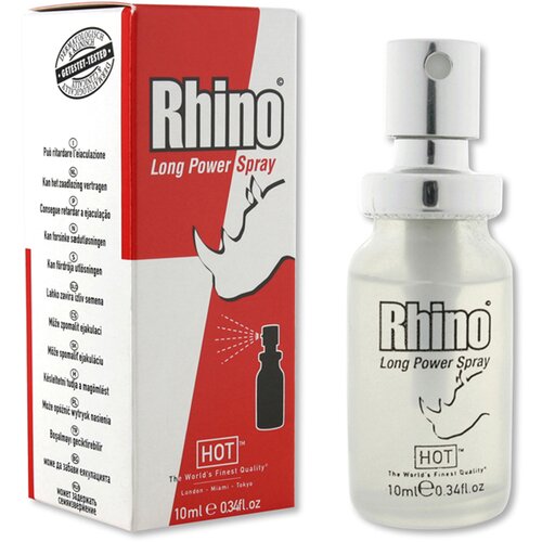 Hot Sprej za zakasnitev orgazma Rhino Long Power, 10 ml Slike