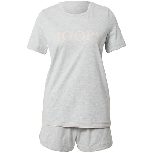 JOOP! Bodywear Kratke hlače za spanje pegasto siva / roza