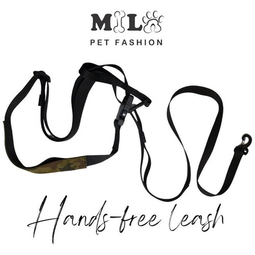 Mila Pet Fashion handsfree povodac army 015 Slike