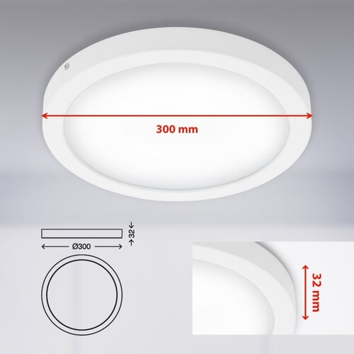BRILONER 7141-416 - led plafonjera fire LED/21W/230V Slike