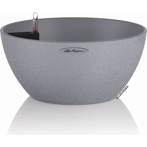 LECHUZA Okrasni lonec Cubeto Color 40 - Granitno siva Cene