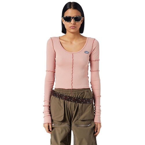 Diesel Top - T-RIBBY-LONG TANK TOP pink Cene