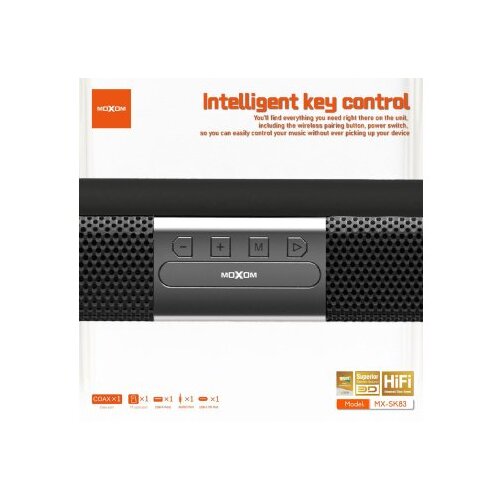 Moxom mx-sk83 sound bar crni zvucnik bluetooth ( ZV1252 ) Slike