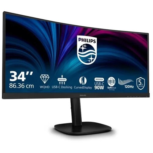 Philips Monitor LED 34B2U3600C 34" 3440 x 1440 VA Curved Business monitor WQHD with USB-C 4ms Docking RJ45 USB-C 90W Speakers ERGo Cijene