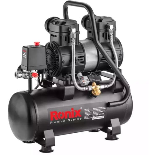 Ronix vazdušni kompresor SILENT 10l 1.74HP OIL FREE RC-1012 Slike