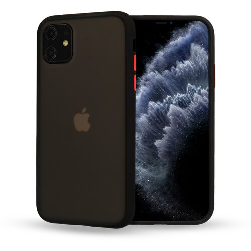 Zaščitni etui Vennus Color Button Bumper za Samsung Galaxy A20s - črni Cene